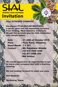 Join Us at SIAL 2018!