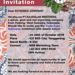 Join Us at Trade Expo Indonesia 2018!